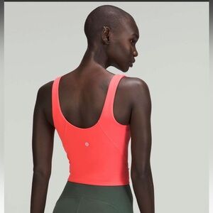Lululemon Bright Coral Sleeveless Top